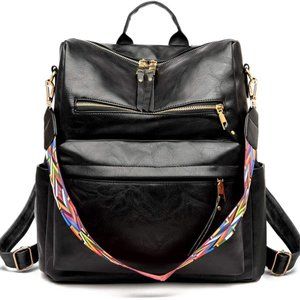 Women's Fashion Backpack -Multipurpose Design - conversion handbag backpack